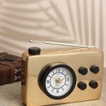 Broadcaster Table Clock