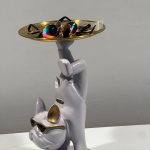 Funny Bulldog Storage Sculpture