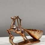 Deer Wine Rack Sculpture