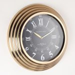 Gilded Ecliptic Wall Clock