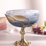 Verdant Elegance Glass Bowl