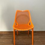 Stylish Net Pattern Plastic Chair